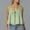 Green, variant on Women Summer Boho Lace Tie Front Tank Beach Vacation Top Button Down Sleeveless Cardigan Crop Y2k Tops Clothes