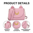 thumbnail image 3 of Moon Cat Wallet Pu Leather Wallet Moon Sailor Bag Handbag Shoulder Bag, 3 of 5