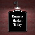 thumbnail image 2 of Farmers Market Today BLACK Aluminum Composite Sign 20''x24'', 2 of 9