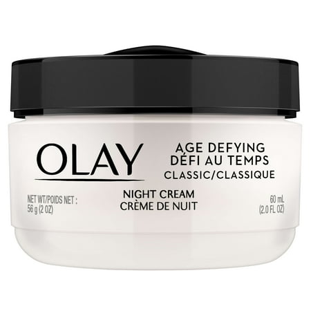 Olay Age Defying Classic Night Cream Face Moisturizer , 2oz