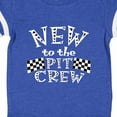 thumbnail image 4 of Inktastic New to the Pit Crew Racing Flags Boys or Girls Baby Bodysuit, 4 of 5