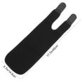 thumbnail image 2 of FRCOLOR 2 Pcs Elastic Bands Arm Bands Black Rubber Simple and Practical Design, 2 of 5