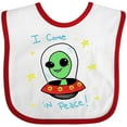 thumbnail image 3 of Inktastic Alien Boys or Girls Baby Bib, 3 of 4