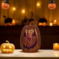 thumbnail image 2 of Halloween Pumpkin Desktop Decor Indoor Outdoor Halloween Decorations Table Centerpieces Figurines | Festive Pumpkin Figurine Decoration Versatile Parties For Window, 2 of 9