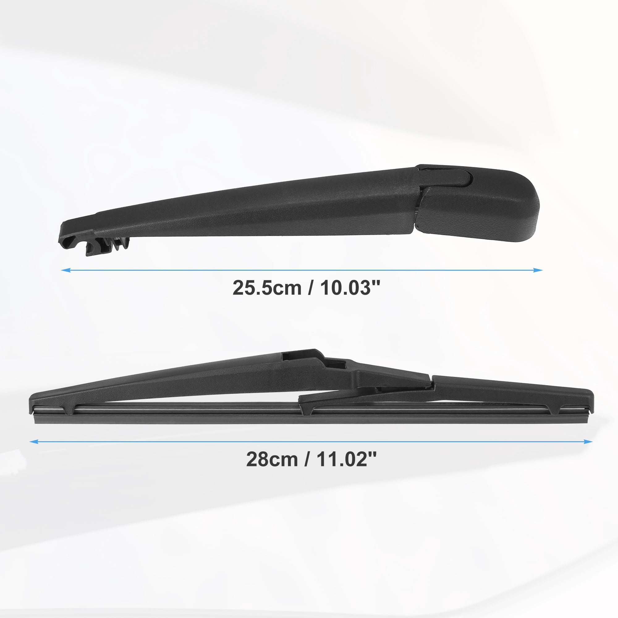 Unique Bargains Rear Wiper Blade Arm Assembly for Pontiac Vibe 2-Pack Black