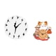 thumbnail image 5 of Reloj de pared con diseño de gato bailarina, silencioso, sin tictac, decorativo, colgante, para niños, oficina, dormitorio, cocina, decoración del, 5 of 8