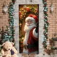 thumbnail image 4 of Custom Printed Door Curtains Fabric Hanging Tapestry Polyester Durable Color Vibrant Graceful Drape Easy Installation with Rod Pocket Hooks for Home Room Divider Privacy Screen Indoor Outdoor, 4 of 6