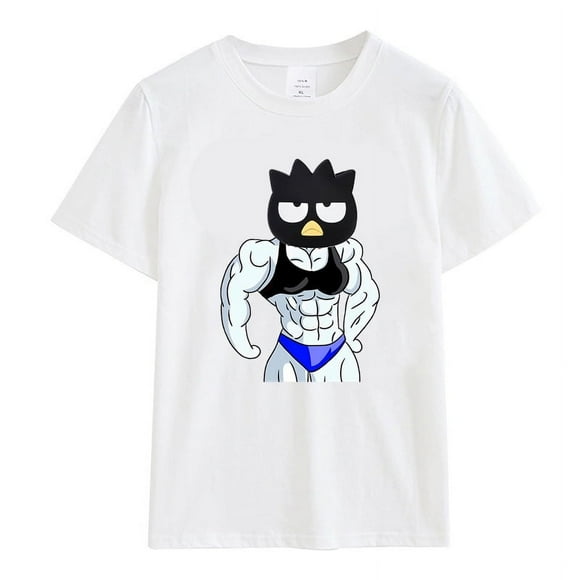 Hello Kitty Kuromi Cinnamoroll Print Women Cotton White T Shirt Casual Cartoon Woman Tops