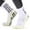 White, variant on Amdohai Men's Slip Football Socks Athletic Long Socks Absorbent Sports Grip Socks for Basketball Soccer Volleyball Running Trekking Hiking 1 Pairs / 3 Pairs