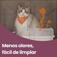 thumbnail image 3 of Mueble Arenero para Gatos, Caja de Arena para 2 Gatos, Mesa Auxiliar, 145.6 x 48.5 x 50 cm, Blanco, 3 of 5