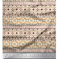 thumbnail image 1 of Soimoi Cotton Cambric Fabric Aztec Geometric Print Fabric by The Yard 56 Inch Wide, 1 of 3