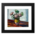 thumbnail image 2 of Henry Lyman Saÿen 13x12 Black Modern Framed Museum Art Print Titled - Zinnias (1909-1912), 2 of 5