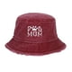thumbnail image 1 of Sombrero de pescador para mujer, gorra de béisbol vaquera, transpirable, de verano, de algodón rojo, 1 of 9