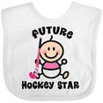 thumbnail image 3 of Inktastic Future Field Hockey Player Baby Girl Girls Baby Bib, 3 of 4