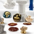 thumbnail image 4 of HLONK for Creative Vintage Wax Seal Stamp for Head Irregular Shape Stamper for Head Re, 4 of 21