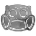 thumbnail image 1 of KAKOWELY 1Pc Stainless Steel Divided Plate Kids Cartoon Separated Grid Food Serving Tray,11.42"X8.98"X1.38", 1 of 4