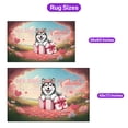 thumbnail image 5 of My Dog Is My Valentine Cute Alaskan Malamute in Gift Box Indoor Rug Alaska Mal Dog Lovers Gifts Carpet Living Bed Room Sofa Home Decor - 3006, 5 of 5