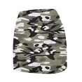 thumbnail image 4 of Ruyang Tight Skirt Women's Solid Color Mid Waist Pocket Skirt Exercise Yoga Pants, 4 of 5