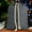 Gray, variant on Deeceymbur Canvas Double Drawstring Christmas Bag Gift Wrapping Sack Reusable Holiday Tote with Large Capacity for Presents and Decor