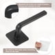 thumbnail image 5 of Ganchos para sombreros de béisbol, colgador organizador adhesivo para sombreros, estante para gorras de pared, para vestidor de dormitorio, negro, 2 uds., 5 of 7