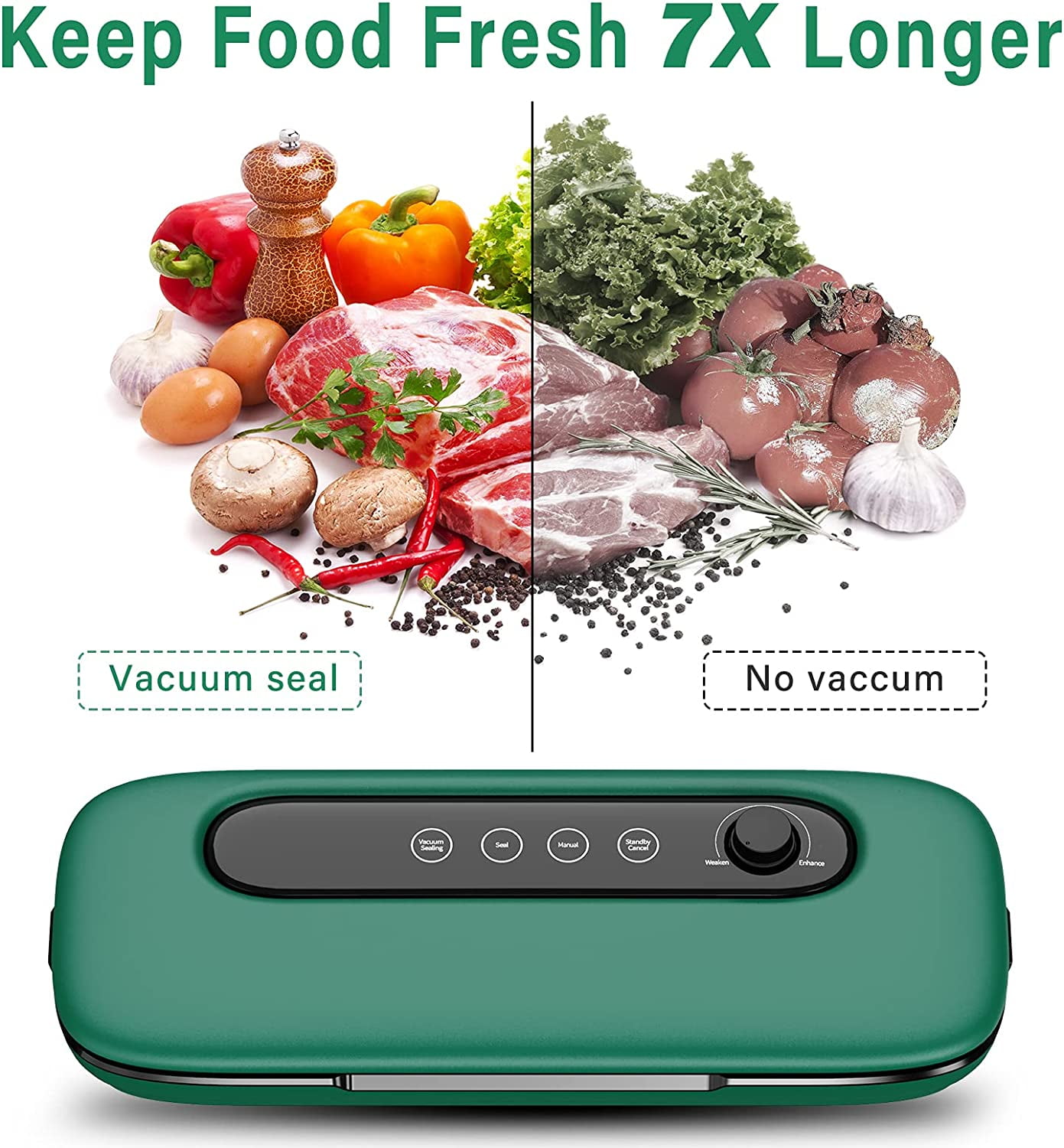 Food vacuum sealer machine is 60% off on