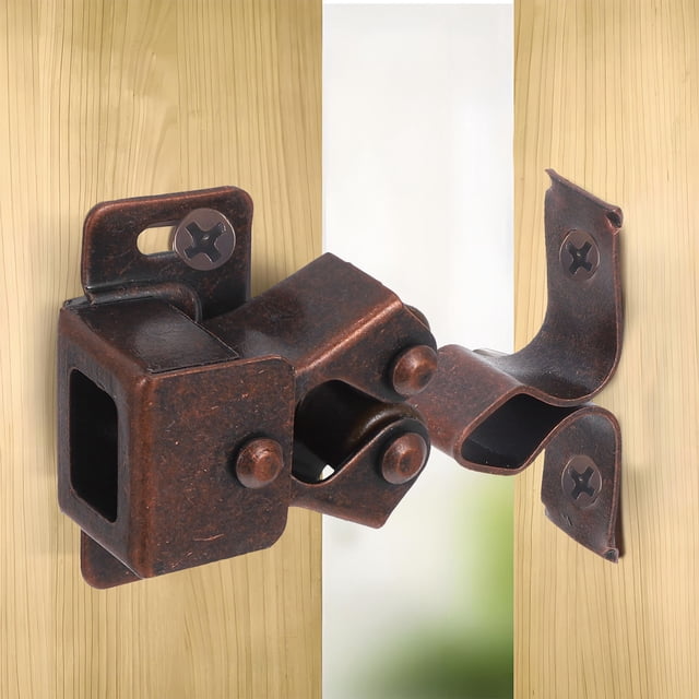 BESTYASH 10Jgo Pestillo Metálico De Doble Rodillo Para Puertas De Cocina Y Armarios Decorativos