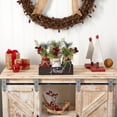 thumbnail image 5 of Nearly Natural 12in. Holiday Winter Pine and Berries Three Piece Mason Jar Noel Table Christmas Artificial Arrangement Décor, 5 of 5