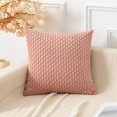 thumbnail image 4 of FlareFable Christmas Decorative Pillow Covers Set of 2, Striped Plush Corduroy Pillows Pillowcases, Boho Home Decor Cushion, Covers for Couch Sofa Bed Living Room, 4 of 14