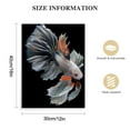 thumbnail image 2 of Nawypu Beauty Fish Canvas Painting Modern Abstract Wall Art Animal Posters and Prints Wall Decor Large Wall Artwork Home Decor Office Kitchen Wall Decoration for Home Classroom Office Living Room, 2 of 5