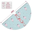 thumbnail image 3 of Yiaed Milk Tea1 Print Christmas Tree Skirt , Tree SkirtsTree Mat for Christmas Winter Holiday Indoor Decorations-36", 3 of 7