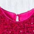 thumbnail image 7 of UYYX Toddler Girl Christmas Dress Toddler Tutu Dress Toddler Girls Sequin Dress A-Line Sparkly Sleeveless Wedding Gown Party Dresses For Girls 5-6 Years, 7 of 7