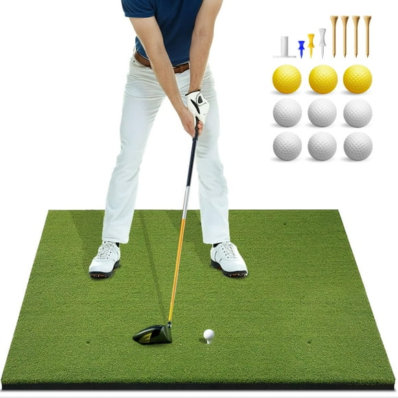 Alfombra de golf Bltend de 5 x 4 pies para practicar exterior/interior, 21 mm de grosor