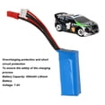 thumbnail image 4 of 7.4V 450mAh 20C Lipo Battery, Lightweight 7.4V 450mAh Lithium Battery Replacement Short Circuit Protection  for RC Car, 4 of 7