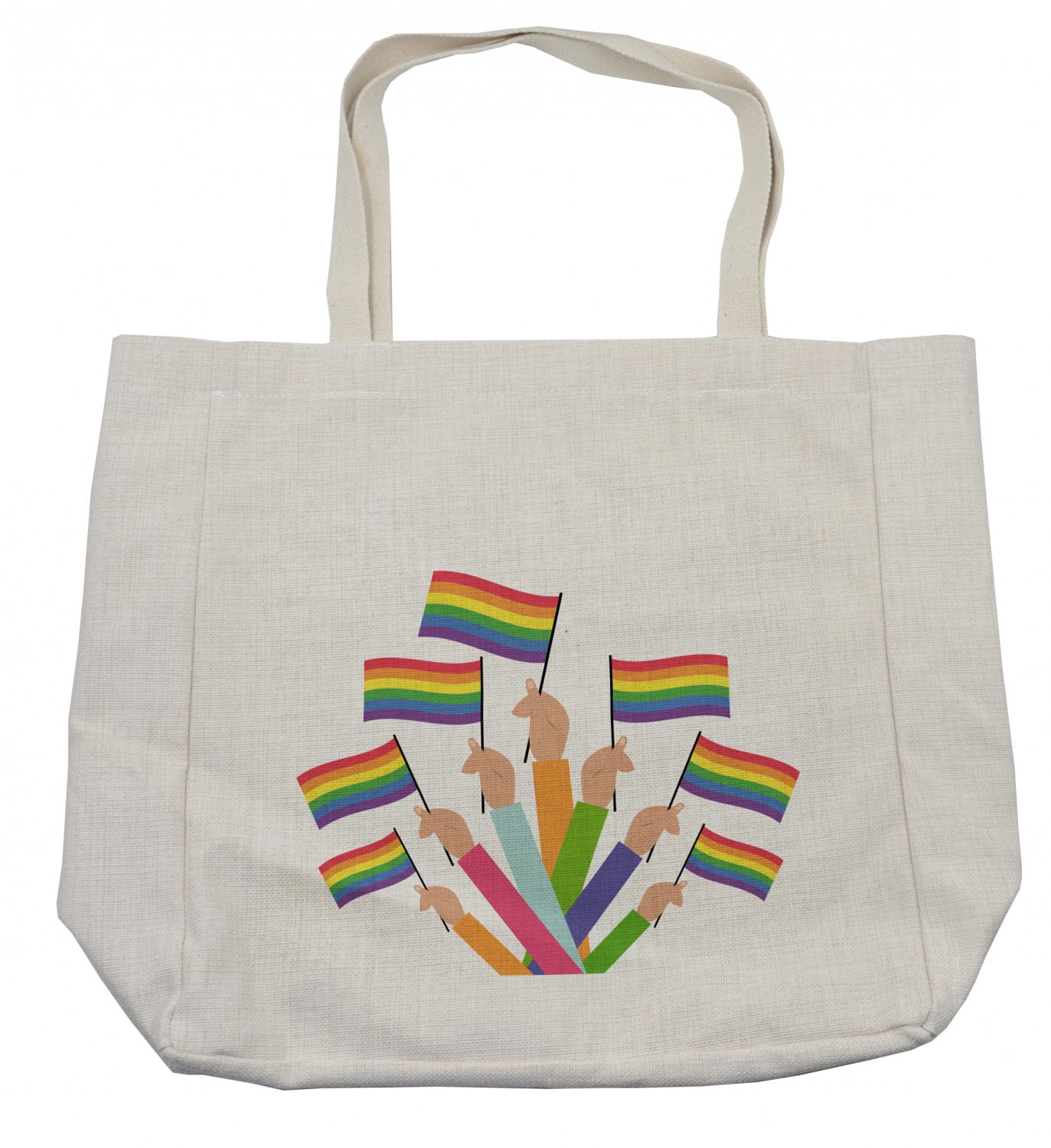 Rainbow Shopping Bag, LGBT Pride Rights Solidarity Love Wins Community ...