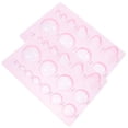 thumbnail image 5 of FRCOLOR Paper Quilling Tool 2pcs Paper Quilling Tools DIY Paper Crafts Tool Half Ball Mini Paper Craft Molds,7.8"X5.12"X1.26", 5 of 5
