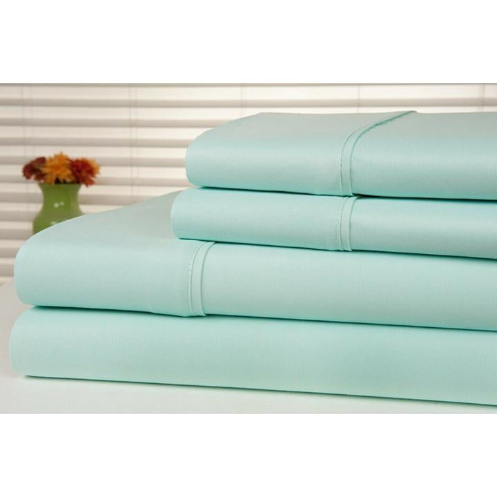 1800 Count Bamboo Egyptian Comfort Extra Soft Solid Bed Sheets 4 Piece Set - 8 Colors - Queen / Taupe