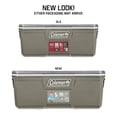 thumbnail image 2 of Coleman Classic 120 QT Hard-Sided Ice Chest Cooler, Silver Ash, 2 of 10