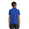thumbnail image 2 of Port Authority Youth Core Classic Pique Polo-XS (True Royal), 2 of 6
