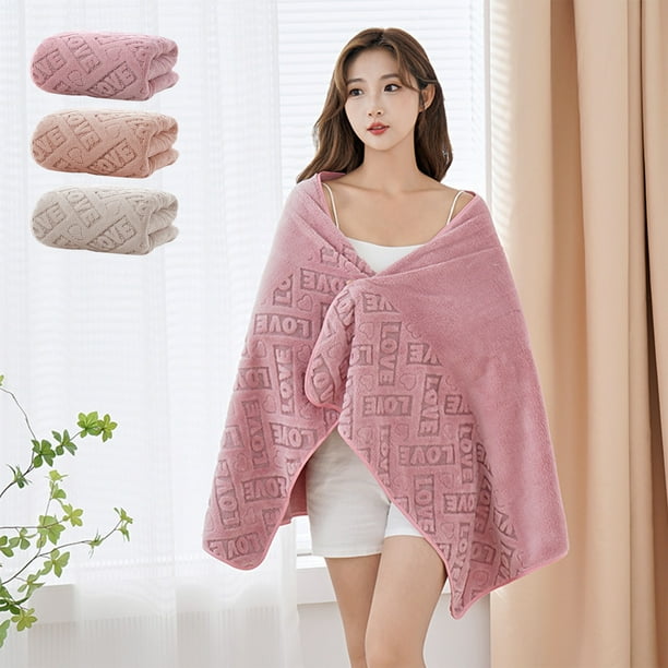 Toallas de baño grandes 100% algodón - suaves, gruesas y absorbentes 70x140cm - gris, naranja, rosa - para casa, gimnasio, piscina y spa