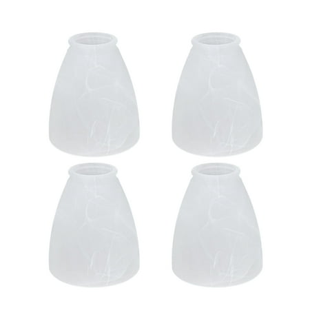 Alabaster Light Shades - Aspen Creative 23062-4 Alabaster Transitional Style Replacement Glass Shade, 2-1/4