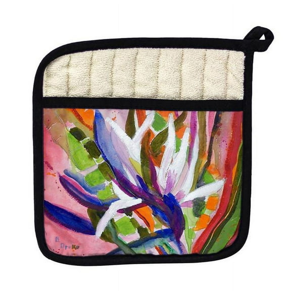 Betsy Drake PT289 Betsys Bird of Paradise Pot Holder