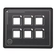thumbnail image 1 of Kit Caja Panel FLhrweasw 6 Bandas Interruptor Panel Control Membrana Táctil LED para Coche Impermeable IP67, 1 of 9