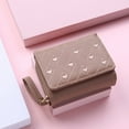 thumbnail image 3 of TureClos Women Trifold Wallet Cute Luxury Female Multi-slots Wallets Portable Leather Coin Change Money Purse Gifts Card Holder Khaki, 3 of 7