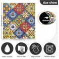 thumbnail image 3 of Coolnut Mexican Talavera Dishwasher Magnet Cover, Magnetic Refrigerator Panel Decal Wash Machine Front Door Decorative Cover for Home Kitchen Farmhouse Decor, 23"x 26", 3 of 6