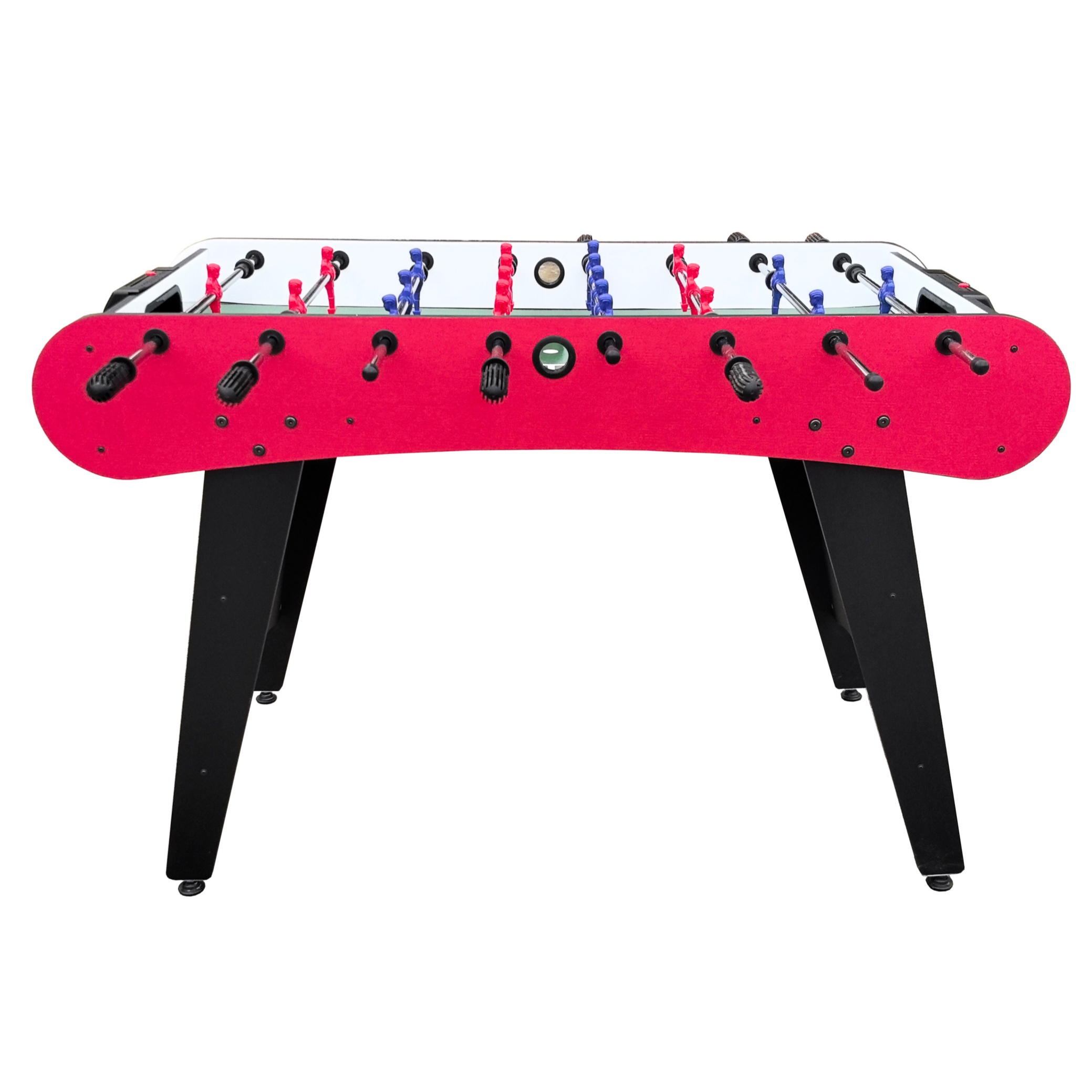 48" Soccer Table Game, SHINPT Foosball Table Adult Size for Family Gatherings, Foosball Table for Kids with 2 31mm Black/White Balls, Game Table for Game Room, Basement, Best Choice Product