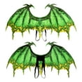 thumbnail image 3 of 1 PC Dragon Wings with Elastic Straps, Devil Wings Halloween Masquerade Costume Cosplay Dress Up, 3 of 3