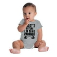 thumbnail image 4 of Cute Daddy's Future Lifting Partner Bodysuit Jumper Boys Infant Baby Brisco Brands 12M, 4 of 6