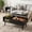 Black, variant on Kelno Lift Top Coffee Table with Hidden Compartment and Storage Shelves Wood Dining Center Table, Black