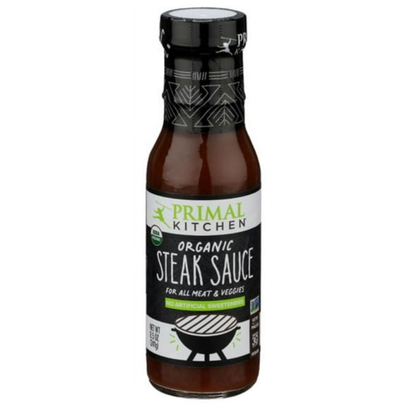 Primal Kitchen Organic And Sugar Free Steak Sauce 8.5 oz Pack of 2