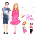 thumbnail image 1 of Juguetes para muñecas Juego de muñecas para mamá Embarazada Familiar de Personas de 5 Piezas NikouMX Muñeca Familiar, 1 of 8